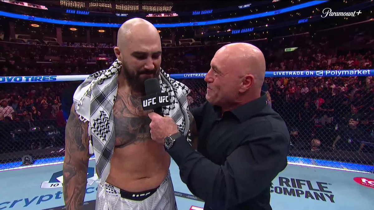 "I'm not surprised motherf**kers!" 🗣️ - Sean Sharaf

📺 #UFC331 on @paramountplus 