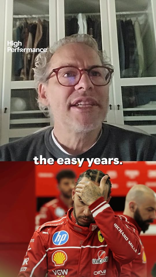 Jacques Villeneuve says Lewis Hamilton "got used to the easy years" and explains why he has struggled so much at Ferrari... 🇬🇧👀