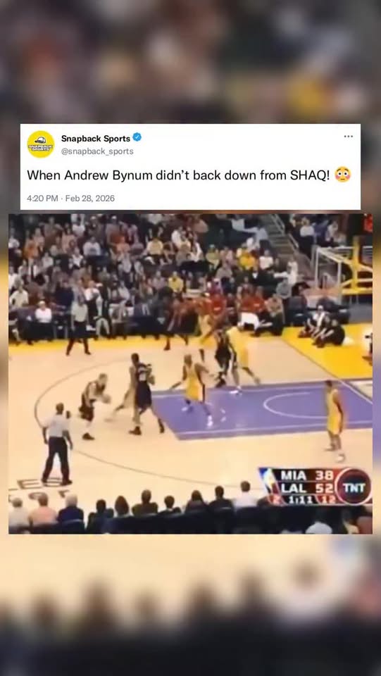 Andrew Bynum taking on SHAQ! 😳

At just 17 years old — the youngest player in the NBA at the time — Bynum was already flashing the kind of size, footwork, and post presence that had scouts buzzing. He averaged modest numbers his first year, but the raw talent was undeniable every single time he stepped on the floor. You don’t block shots and move the way he did at 17 without a ceiling that goes through the roof.

What made his rookie season so fascinating in hindsight is knowing what he was about to become. Phil Jackson saw it, Kobe saw it, and anyone watching closely saw it — this kid was going to be a problem in the paint for years to come. Bynum’s rookie year wasn’t about stats, it was about potential, and the NBA was put on notice that Los Angeles had a big man who was going to anchor their frontcourt for a long time.
