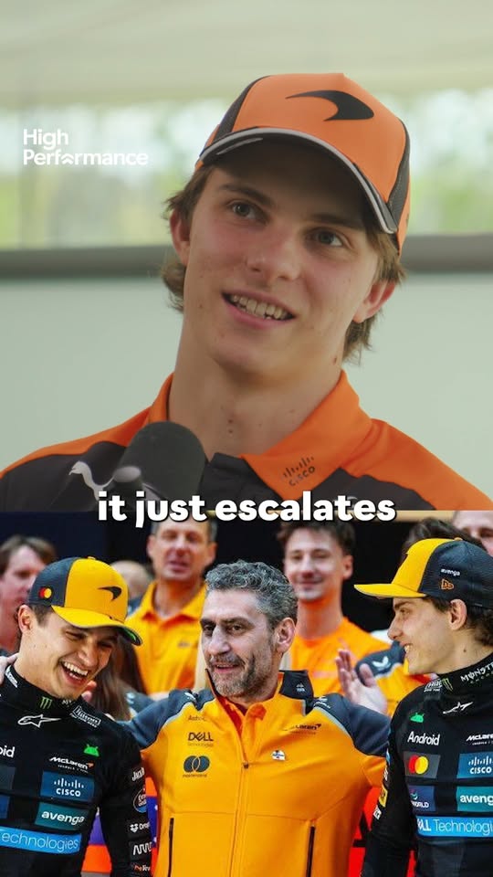 Oscar Piastri says it is "hard to be friends" with his McLaren teammate Lando Norris due to them constantly battling it out on the track every weekend 👀💥