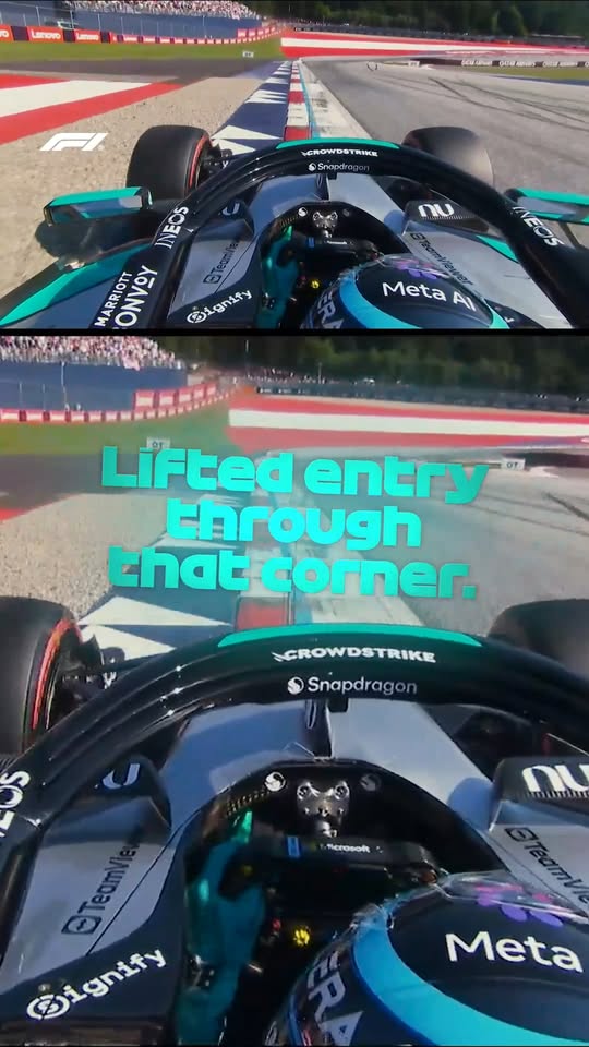 Watch and listen into the final sector of George Russell's Austria Pole lap 👀

#F1 #Formula1 #AustrianGP