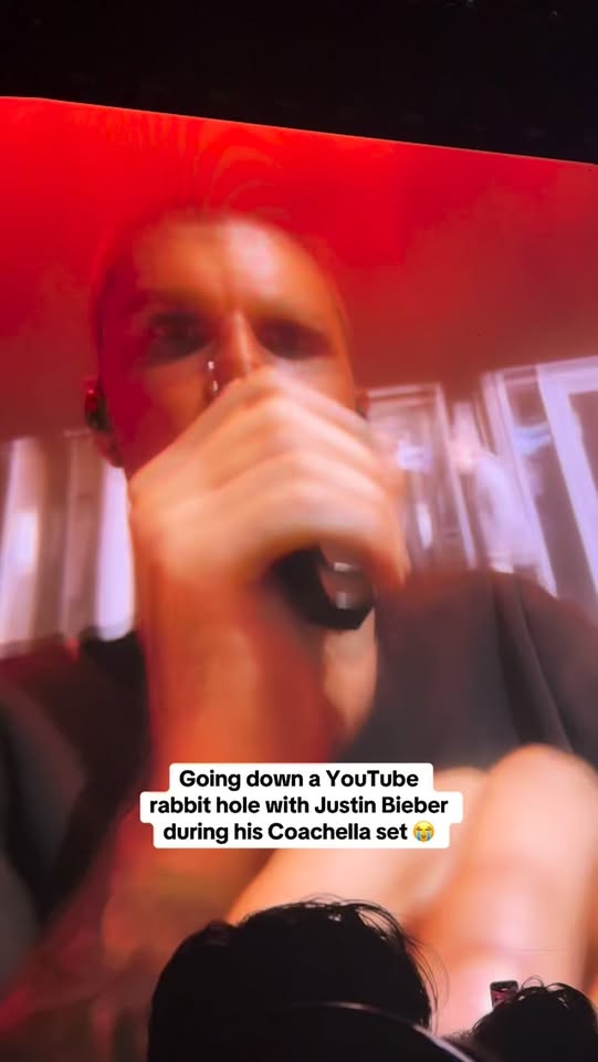 The only time a man can show me unsolicited YouTube videos is if his name is Justin Bieber. 

Video: @graciefarquhar #Coachella #JustinBieber