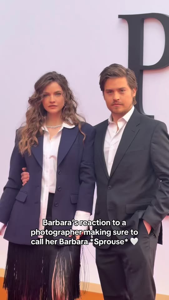 It’s Mrs. Sprouse! 😌 Dylan Sprouse & Barbara Palvin (Sprouse) stun together at ‘The Devil Wears Prada 2’ premiere in NYC. 

Video: @graciefarquhar/Bustle