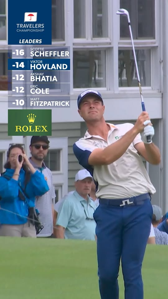 Low scores heading into the weekend at the Travelers Championship 🔥