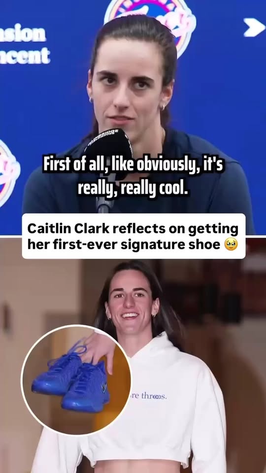 Caitlin Clark never thought she’d have her own shoe - now, at age 24, she’s accomplished what was once a dream and wants to encourage others to dream the same way she did 🥹

(🎥 via Indiana Fever)