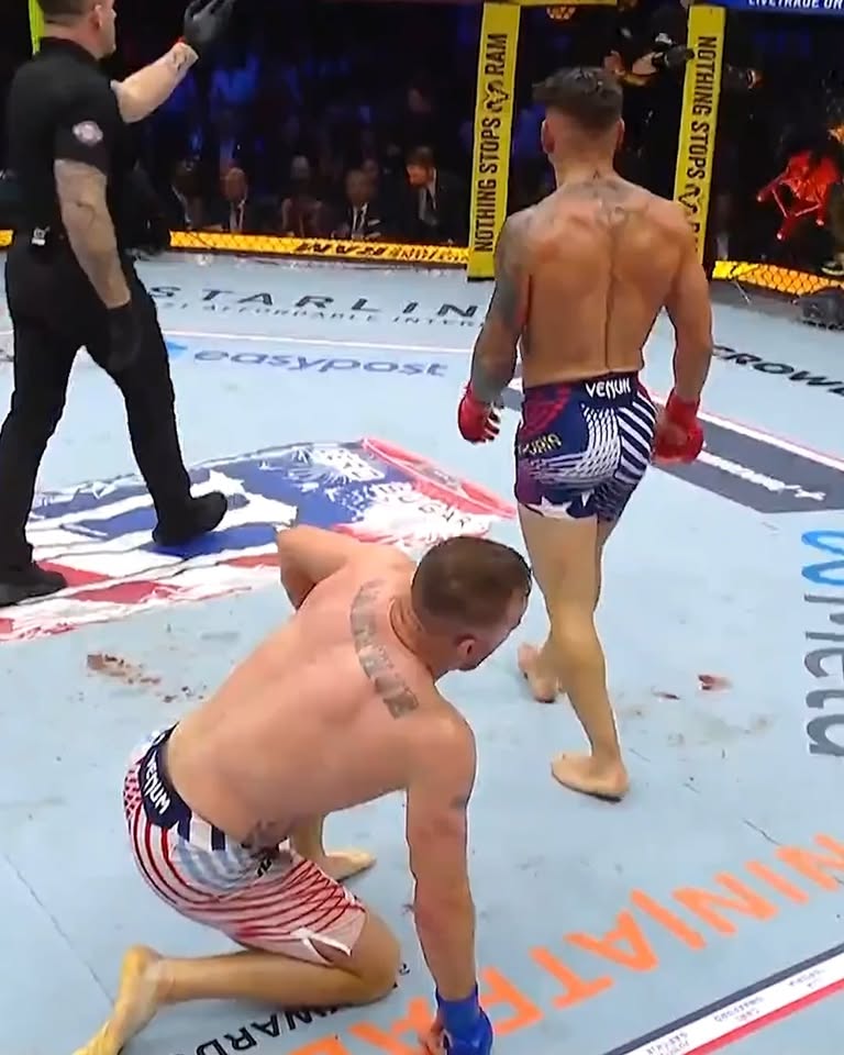 Justin Gaethje vs Ilia Topuria #UFCWhiteHouse highlights 👀