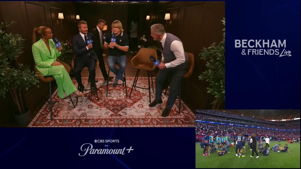 Paddy Pimblett: "Everyone growing up wants to be Steven Gerrard."

Jamie Carragher: "Thanks, Paddy." 

UFC fighter Paddy Pimblett makes an instant impact on the show 🤣

Stream the Beckham & Friends Live altcast exclusively on Paramount Plus 📺