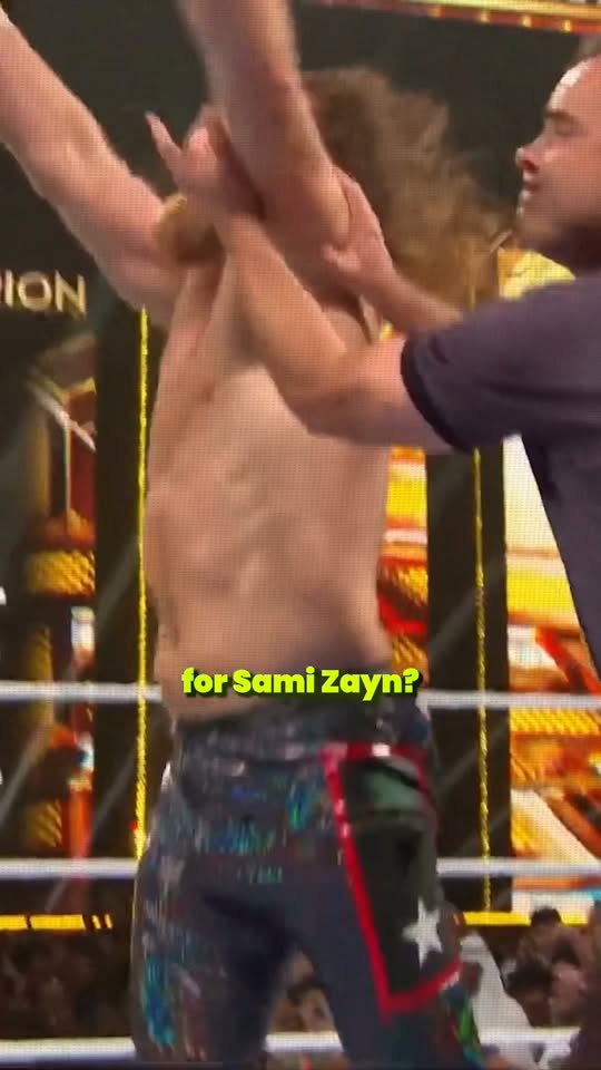 Sami Zayn winning the WWE championship is good for the WWE #wwe