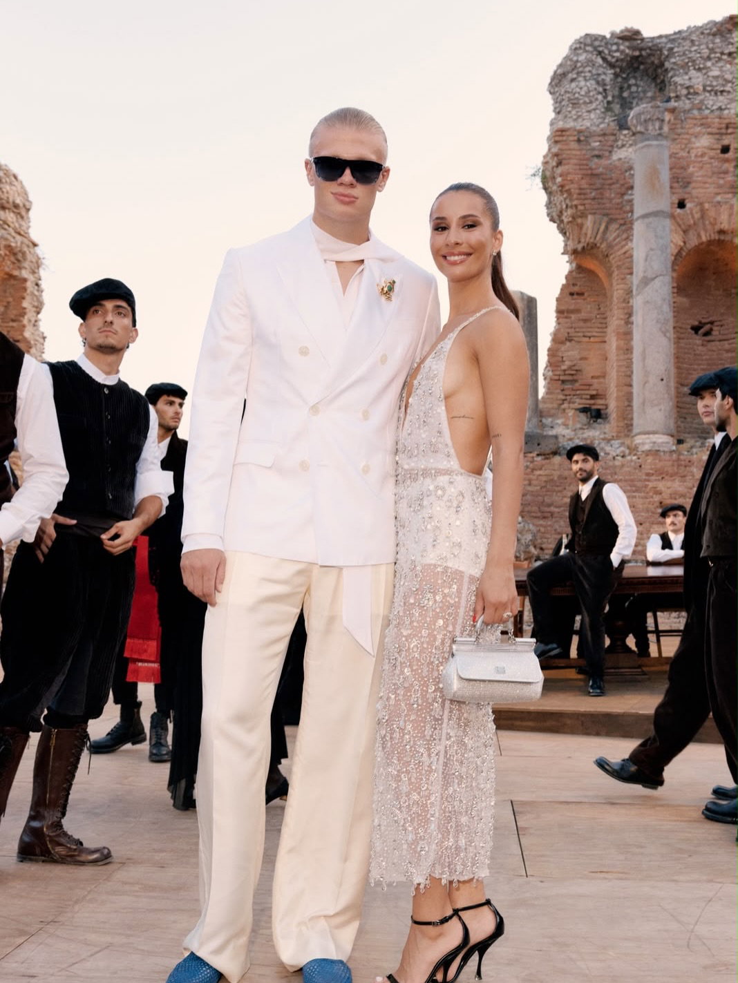 Thank you @dolcegabbana for having us. A special evening in Taormina🇮🇹✨🤝