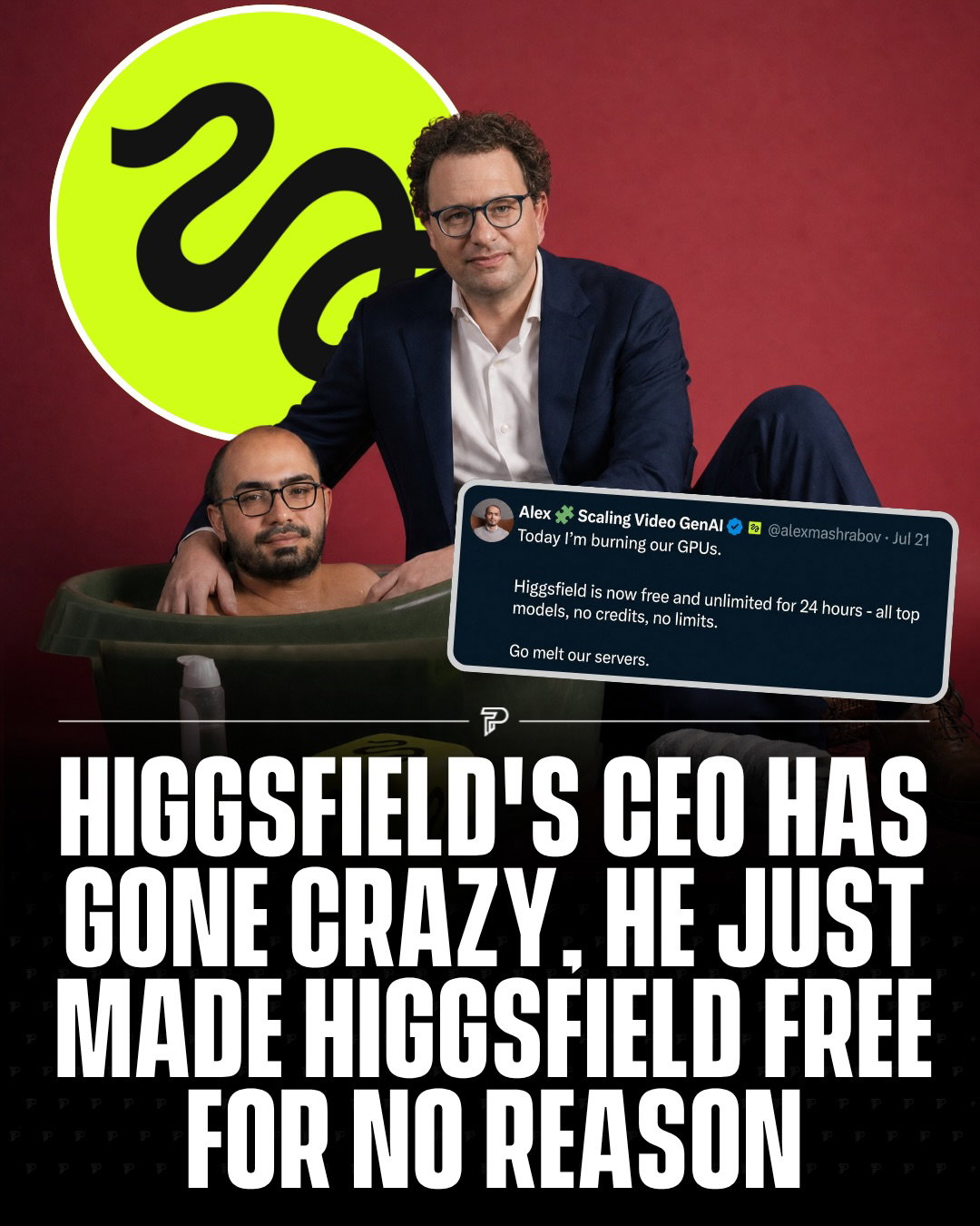 FREE and Unlimited @higgsfield.ai 🤯 

Higgsfield’s CEO tweeted he’d “burn the GPUs”, turns out he wasn’t joking.

Higgsfield is free and unlimited: Seedance 2.0, the video model the whole industry is talking about, plus Kling 3.0, GPT Image 2, Nano Banana Pro and all the other top models - zero credits charged, no limits.

For scale: a single Seedance generation costs up to $2.80 on other platforms. Today you can run hundreds of them and pay nothing.

And that’s not all - stay after the free day, and your subscription starts with 7 MORE days of unlimited access. You can cancel during the trial in one click. This offer is available for all new users.

The window closes on Thursday 23rd July, get your free access now on https://higgsfield.ai/.

#Tech #HiggsfieldPartner #FreeAccess