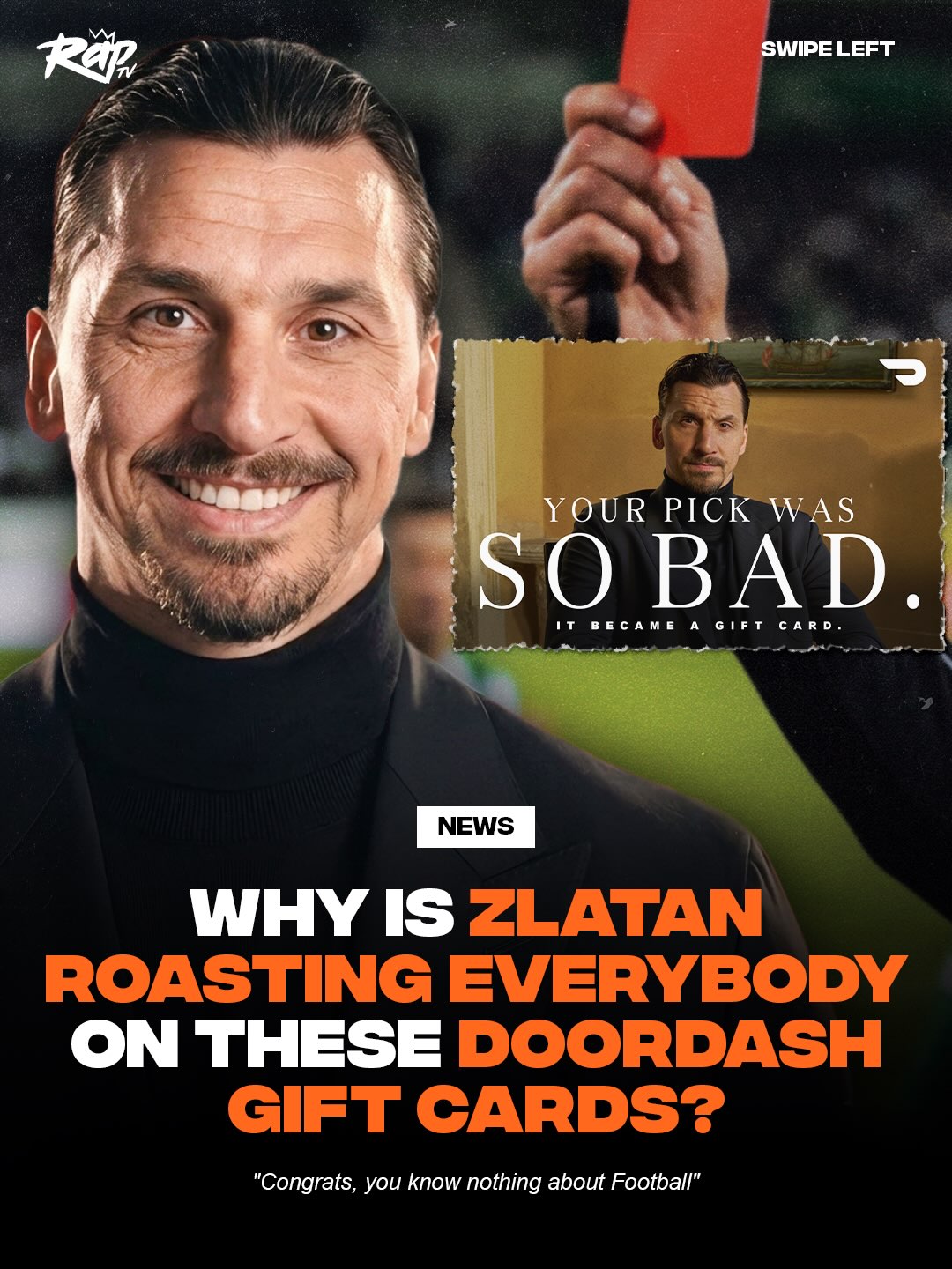 @DoorDash just dropped these new Zlatan gift cards to troll your friends with 😭👀

Which one would you pick⁉️🤔

Available until 7/23.

#DoorDashPartner