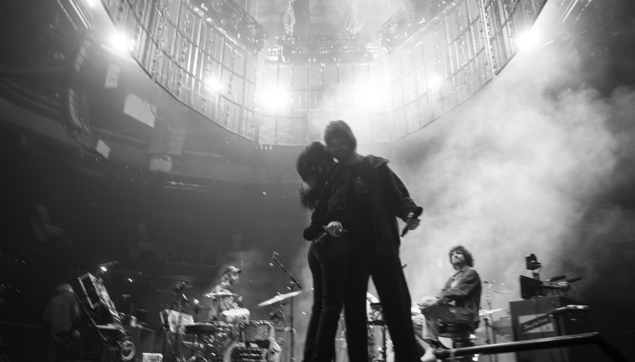 thank you for having me @tameimpala in boston 🌹
such a special moment performing dracula together. Love you Kevin xx