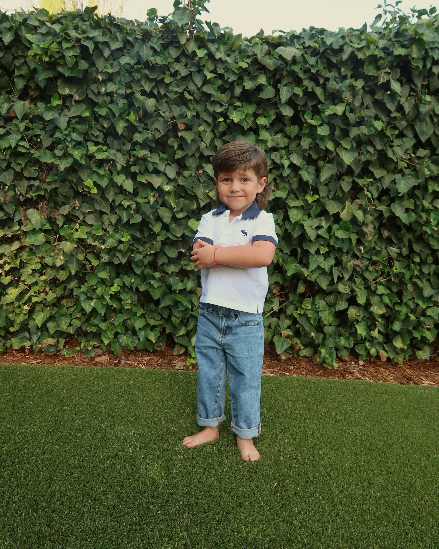 #abercrombiepartner my favorite little guy in @abercrombiekids jeans 👖