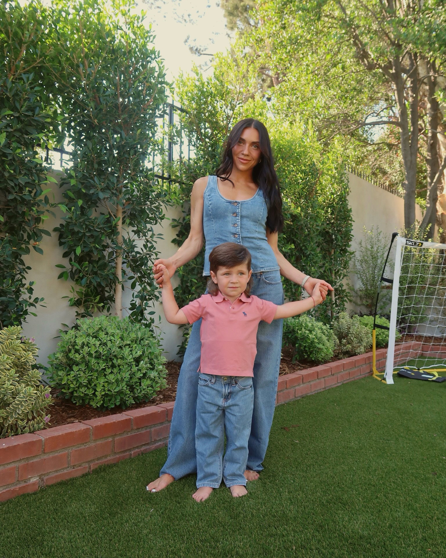 #abercrombiepartner my favorite little guy in @abercrombiekids jeans 👖