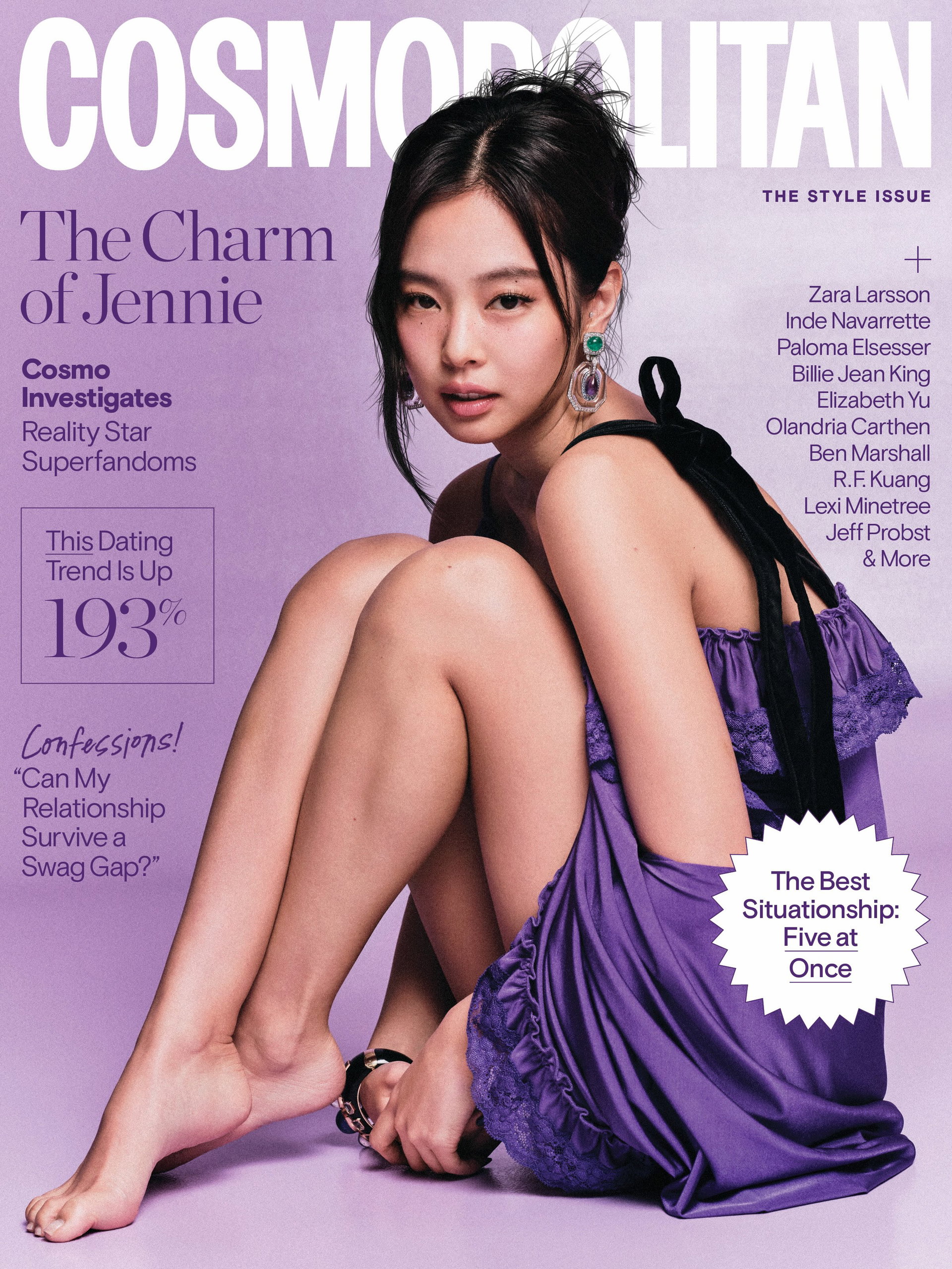 Cosmo Fall 2026 
Editor-in-Chief: @willahbennett
Photographer: @graysonvaughan
Styling: @branduh
Interview: @brittanyspanos
Hair: @evaniefrausto 
Makeup: @2501x2501 
Manicure: @nailsbymei 
Special Thanks: @sam__woolf
Set Design: @commerciallyviable
Creative Director: @samantha_adler
Executive Editor: @saschapix 
Senior Entertainment Director: @maxwelllosgar
Visual Director: @scottmlacey