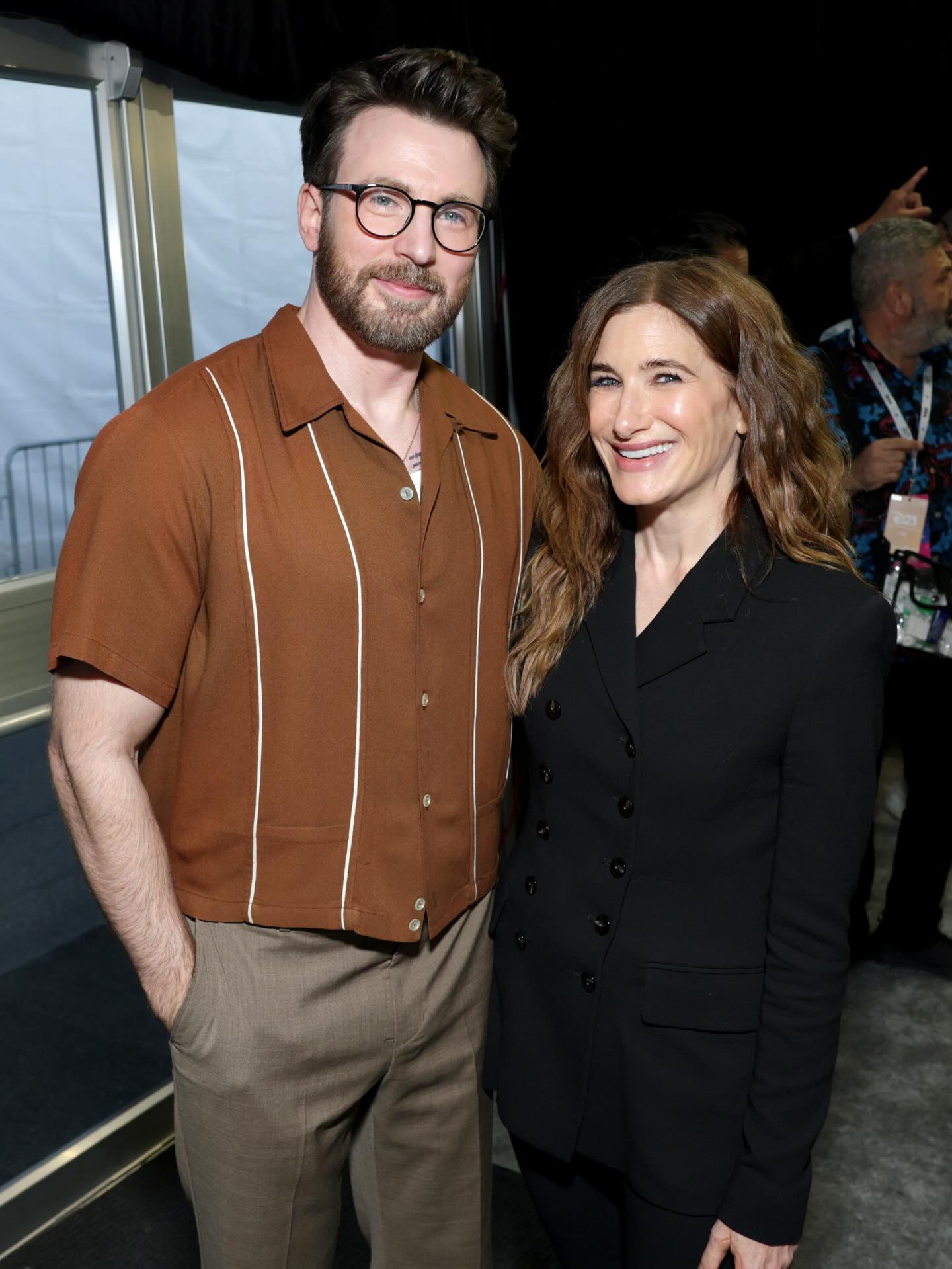 A marvelous time back stage at #D23.