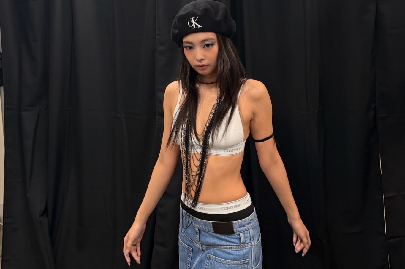 Summersonic Tokyo wearing custom @calvinklein look 💙