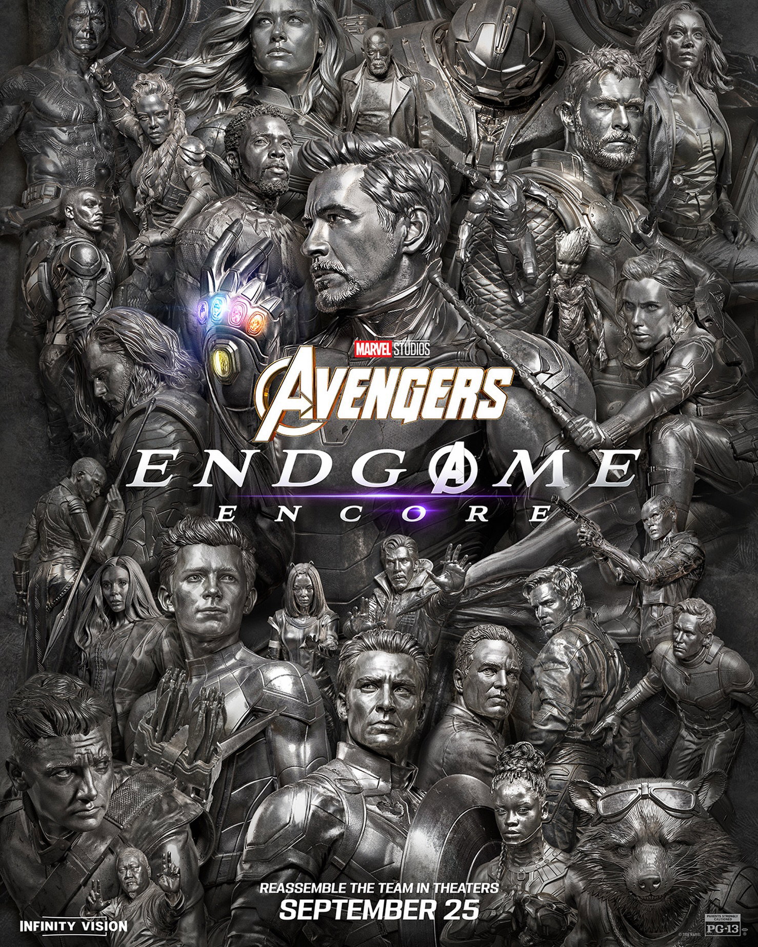 Avengers Endgame: Encore returns to theaters September 25.

Tickets now available for IMAX and Infinity Vision screens at the link in bio.