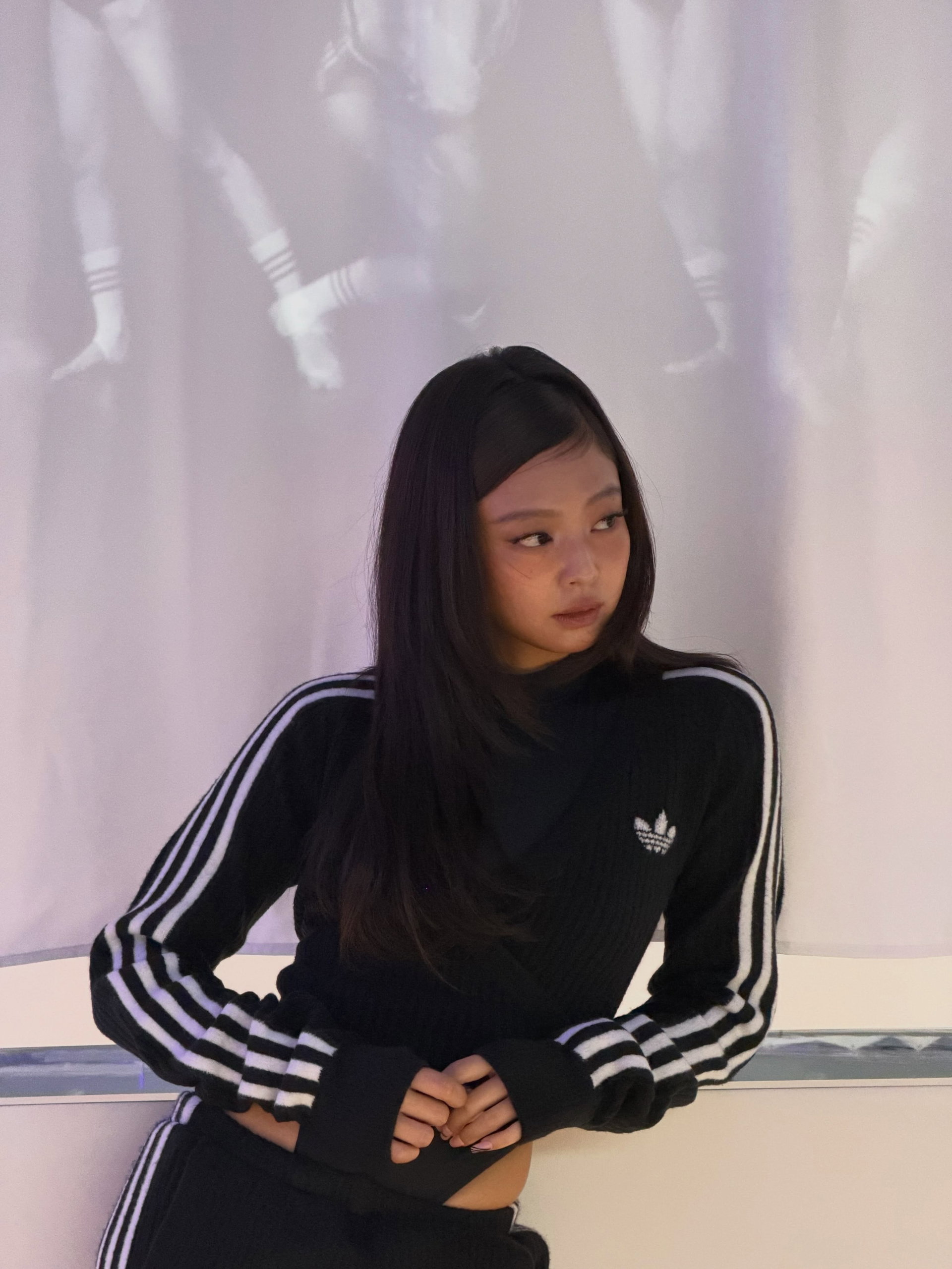 something I’ve been working on for the past year with @adidasoriginals 🖤 a dream collab I’ve dreamt of foreverrrr!!! thank you to the adidas team for creating this moment with me. everything began with the freedom of movement, limitless space, and the graceful balletcore dream ☁️☁️☁️ so proud of how each piece turned out. go get yours noww 🖤