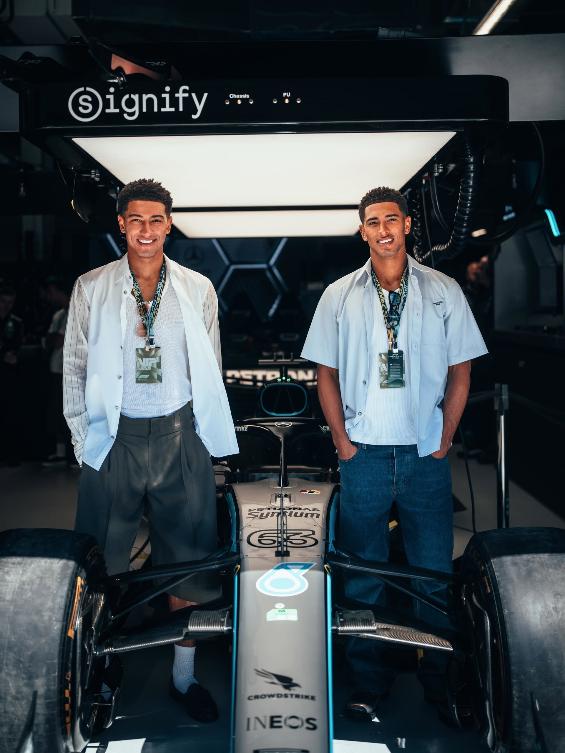 Great day out at the Madrid Grand Prix. 🏎️
Thank you @louisvuitton @mercedesamgf1 @adidas 🏁