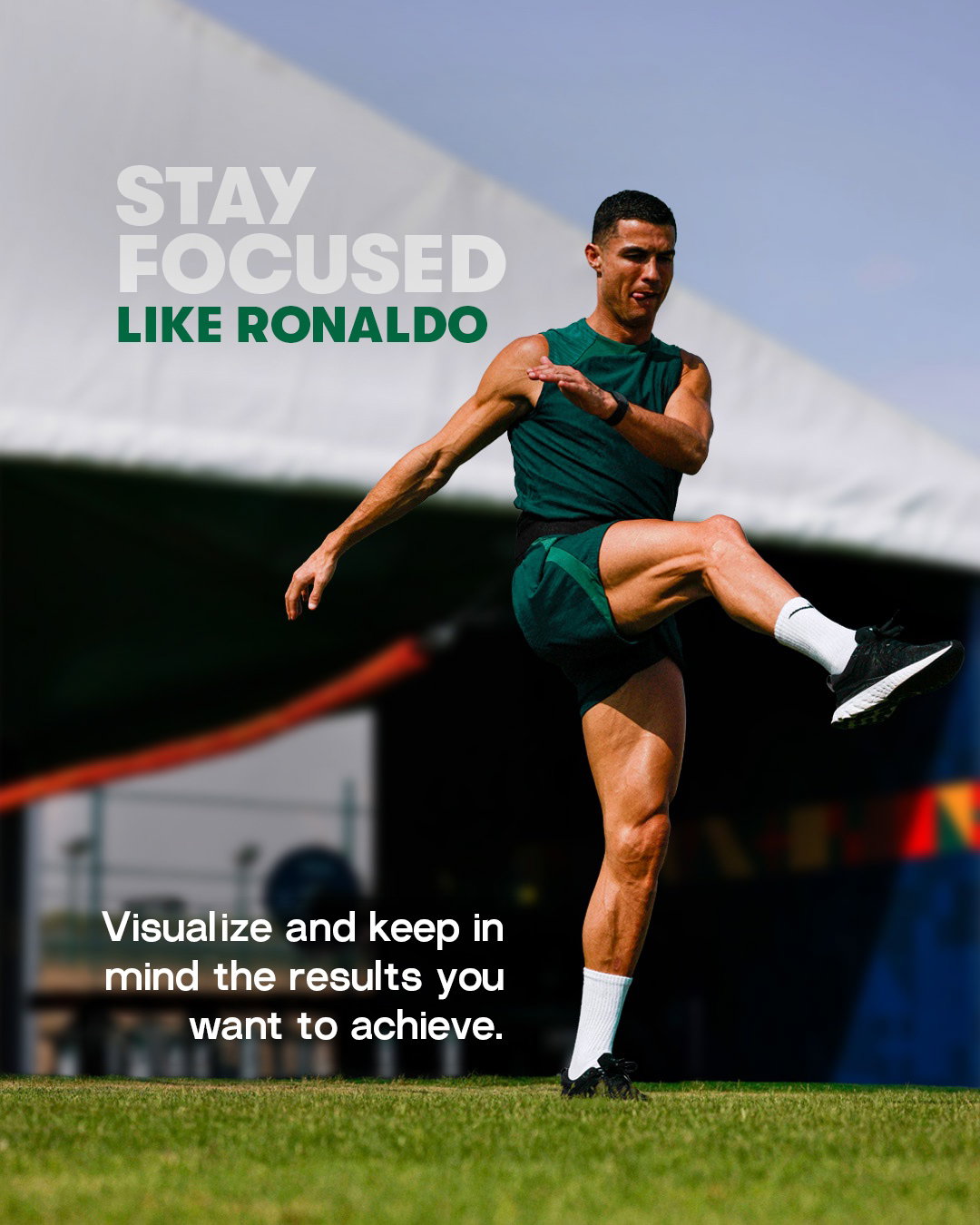 Big goals start with small daily habits. Stay focused. Be consistent. #FuelLikeRonaldo