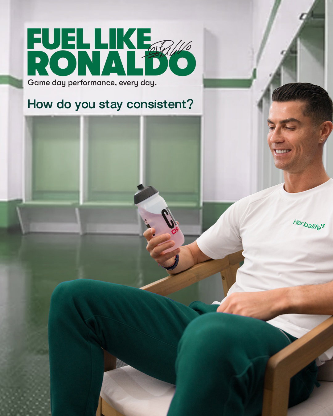 Big goals start with small daily habits. Stay focused. Be consistent. #FuelLikeRonaldo