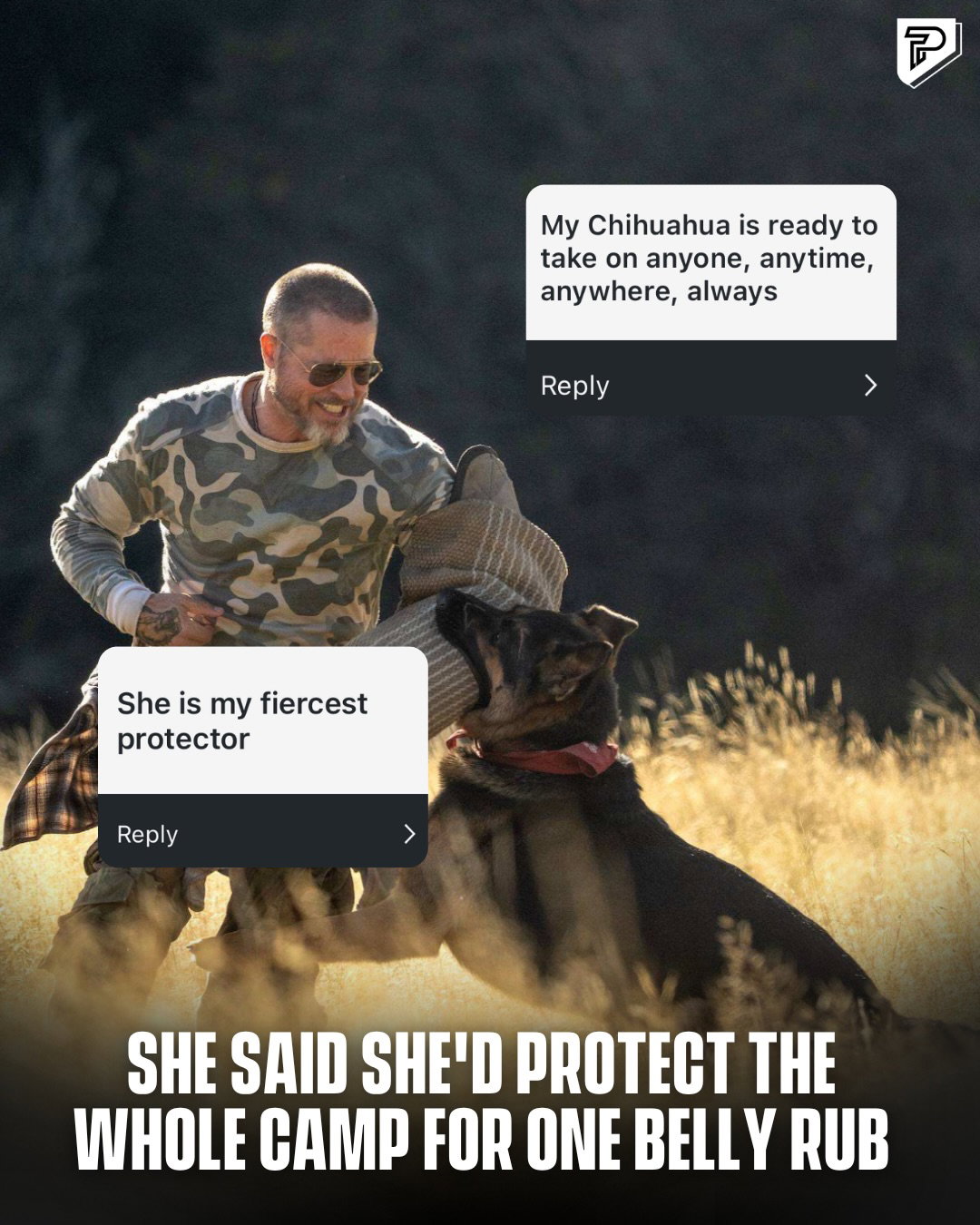 Swipe ⬅️ We asked our community how their dog would save them if they were stranded in the wild with them, and the confidence in some of these answers was unmatched.

Heart of the Beast is a new survival thriller about a Special Forces officer and his combat dog, thrown into a fight to survive after a plane crash strands them deep in the Alaskan wilderness. It’s inspired by real rescue dogs that help people survive.

In theaters, September 25th.

@heartofthebeast

#Pubity #HeartOfTheBeast #ParamountPartner