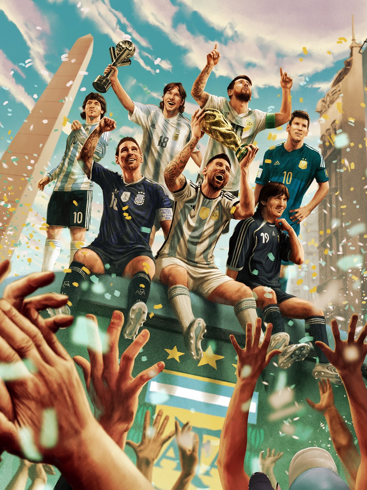An icon. An era. A legacy. Lionel Andrés Messi. 🇦🇷

#FIFAWorldCup