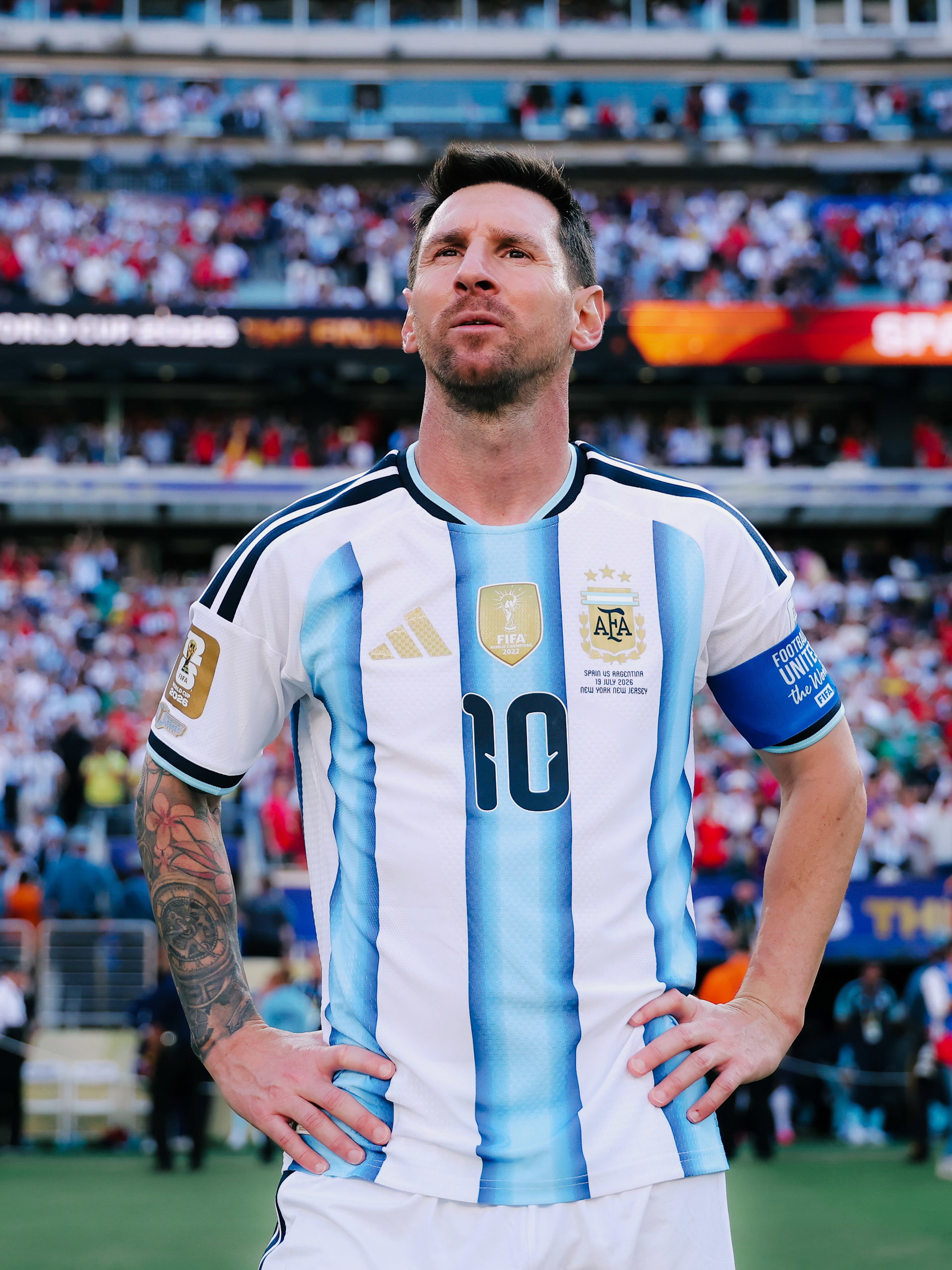 An icon. An era. A legacy. Lionel Andrés Messi. 🇦🇷

#FIFAWorldCup