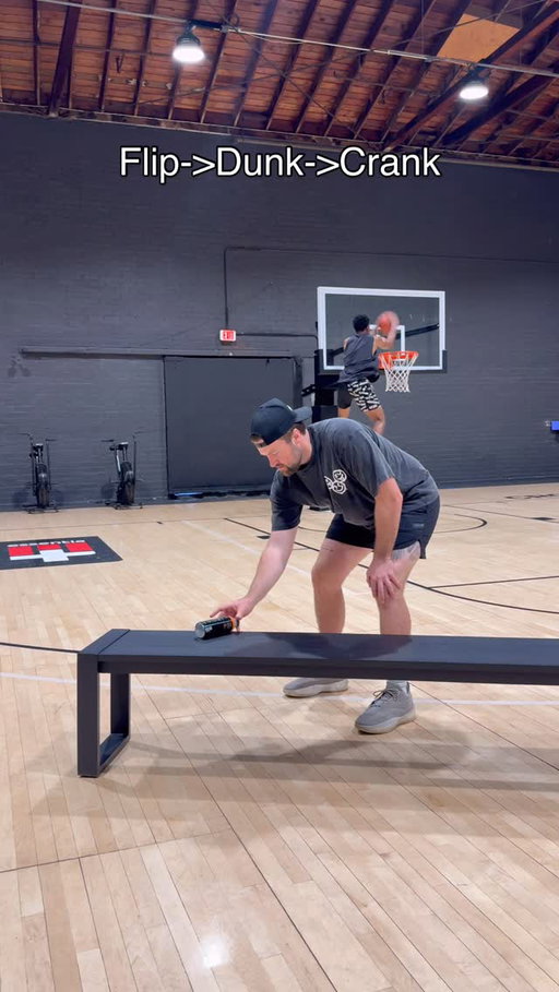 Bottle flip dunk challenge w/ teams