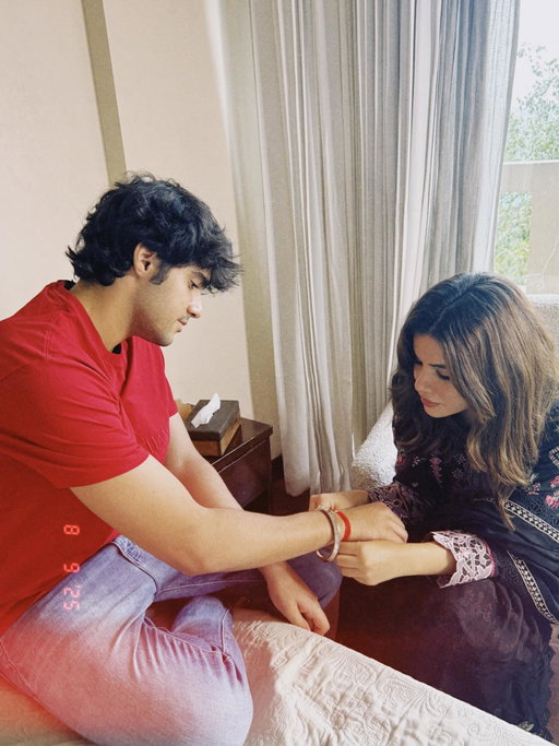 One festival, many generations, countless emotions ❤️ Happy Rakshabandhan everyone 🫶🏽❤️ #myfamily🧿 #blessedbeyondwords #rakhi2025 🥰