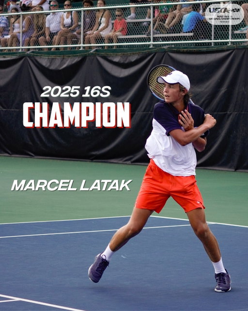 Writing his name into the history books🔥

Marcel Latak is your 2025 16s singles champion!

#NatsZoo25 #usta #juniortennis #kalamazoo