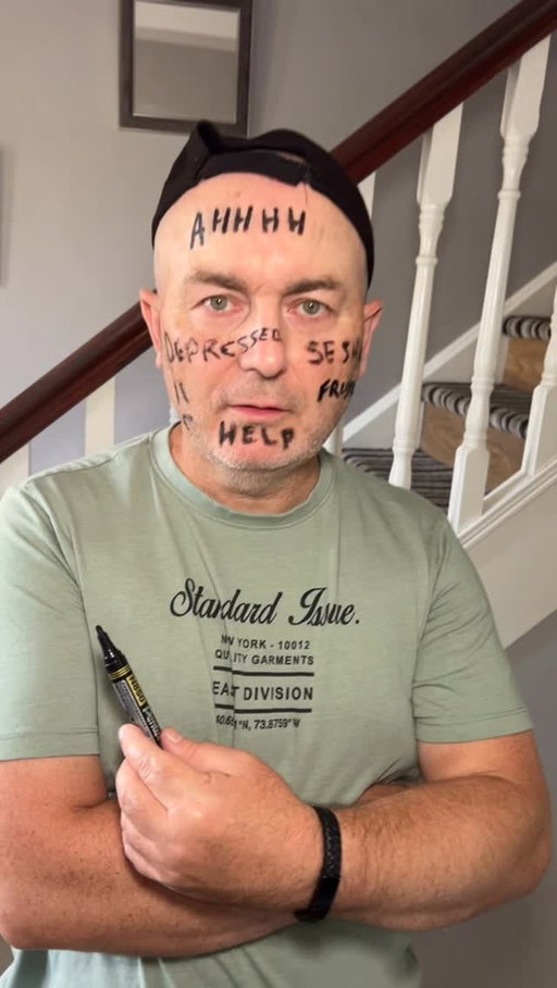 He has sadness written all over his face 🙁

#comedy #funny #joke #family #comedian #oneliner