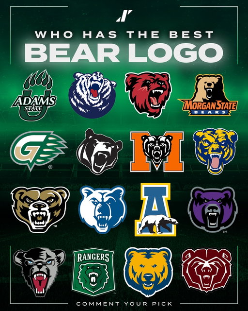 Who has the BEST BEAR LOGO? 🐻 🔥

#logos #college #collegelogos #athletics #studentathlete #collegeathlete #athlete #collegesports