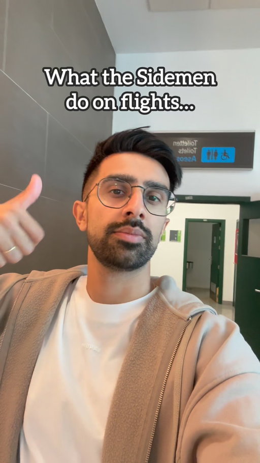 POV: You’re on a flight with @sidemen