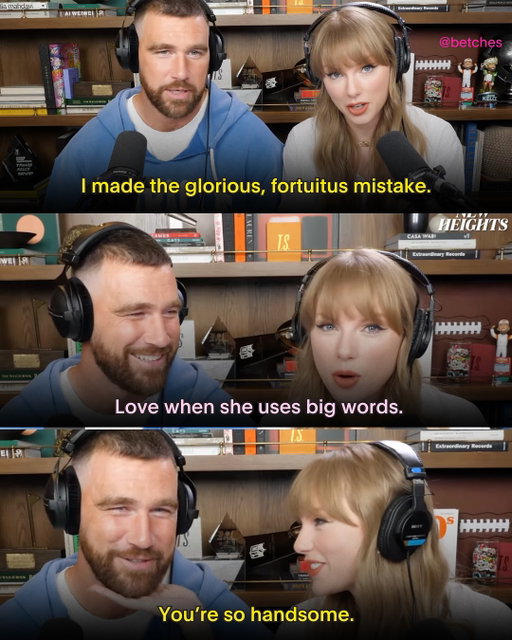 This New Heights interview has left us FED! Get Jason Kelce on 60 minutes stat. Everyone say thank you to Taylor, Travis, Jason and New Heights for gifting us this glimpse into The Life of A Showgirl 

// @taylorswift @newheightshow @killatrav @jason.kelce