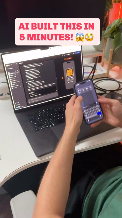 Building an AI app with backend in 5 MINUTES #calai