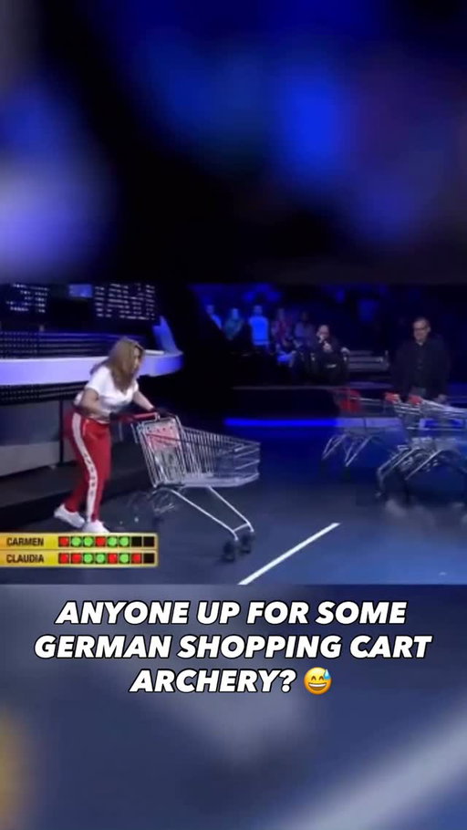 Just when you think you’ve seen it all, we present to you: The German Shopping Cart Archery Championship 🛒😂

(🎥: @schlagdenstar)