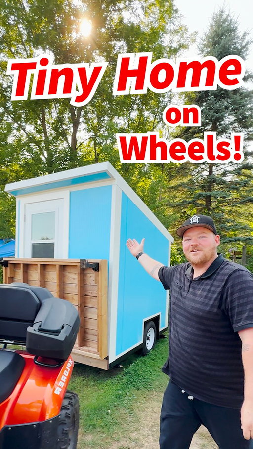 Tiny home on wheels! 😲
Small home with a BIG impact 🫶🏻

Ryan’s building tiny homes to help people in need, and with each one, he’s providing someone with the safety, dignity, and love they truly deserve ♥️ 

Thank you Ryan for the love and compassion you’re bringing into the world 🙏🏻 @tinytinyhomestoronto 

#toronto #tinyhome #torontolife #homeless