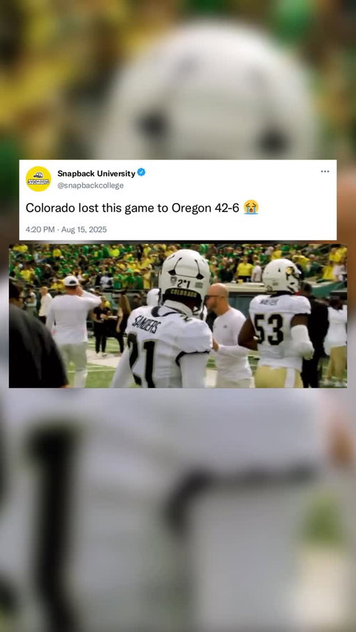 It was so satisfying to see Colorado get stomped by Oregon 😂🔥
-

#cfb #college #football #collegefootball #cfbplayoff #shedeursanders #travishunter #oregon #fyp #explore