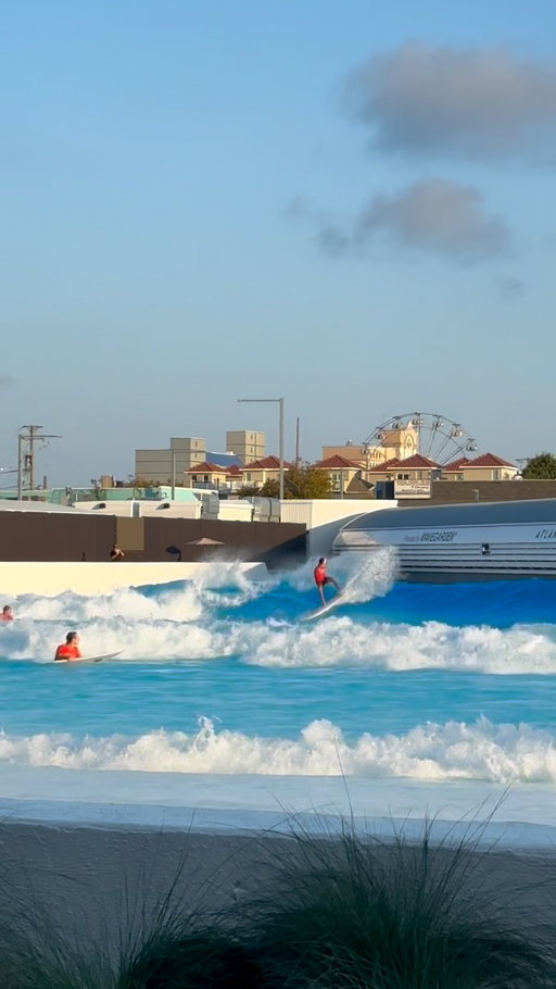 Finallyyyyyy, who else has been waiting for @atlanticparkvb to open? 👀

I must say, the park is beautiful! Very peaceful and I didn’t even know we had such a big surfer community which seeing that was really dope 🔥

Once they officially open the restaurants and stores I think it’s all going to come together perfectly! I’m excited to see the area when it’s finished and I see the vision! I can see people coming to take a trip to VB to surf and then catch a concert at @thedomevb 🙌🏽

Surfing sessions online tend to be about $104 and up depending on your level, coaching, and more. They are about 90 minutes total from the brief to the actual surfing. 

Will you be checking it out?