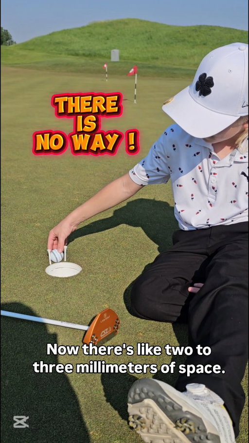 Can this kid make a 98 foot Field Goal in golf?  The Bet is on in five shots or less.  #golf #juniorgolfer #golfaddict #juniorgolf #golfstagram #golfshot #golfswing #putt #challenge #golfball