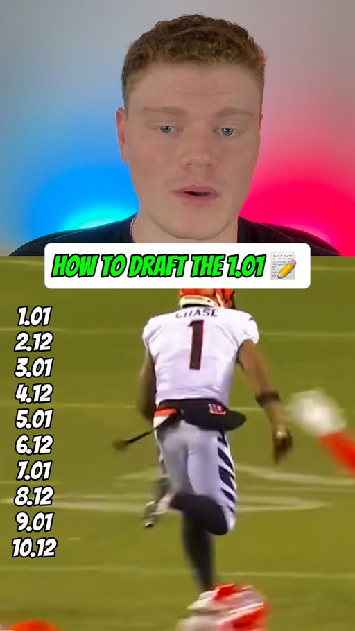 How to Draft the 1.01 in Fantasy Football #fantasyfootball #nfl