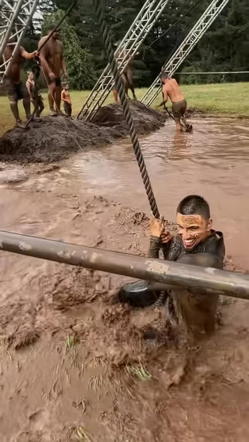 Would 100% do this again😂 #explore #mudrun #running #couplegoals #relationshipgoals #love #reels #viralreels #comedy #funnyreelsvideo