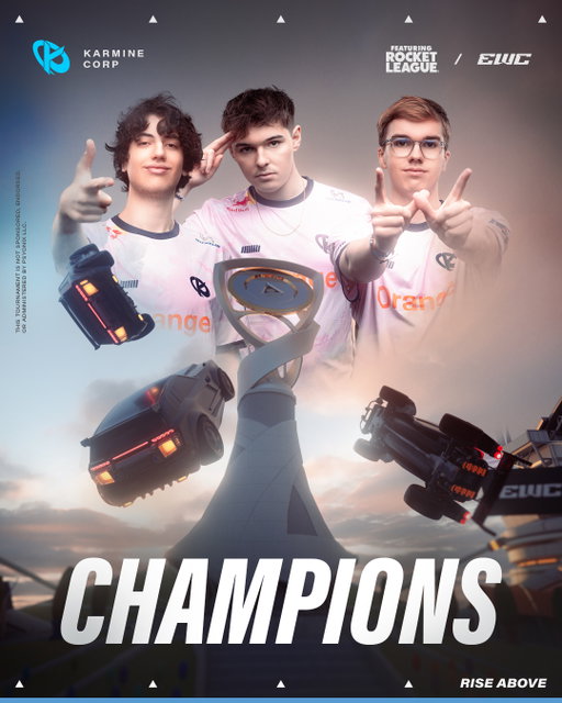 The undefeated Blue Wall!

@karminecorp claim gold in Rocket League featured at #EWC2025!