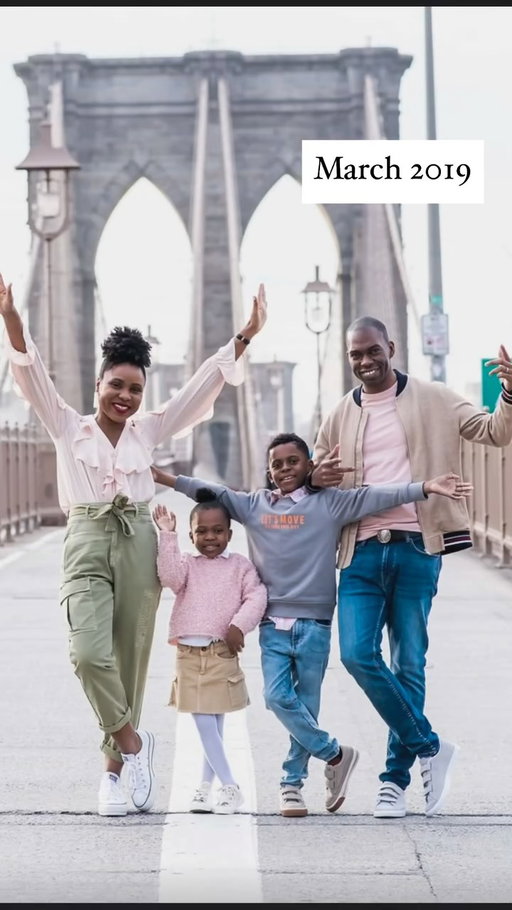 6 years is a lifetime in a kid’s world. Looking back at that first photo, they were so little… now they’re taller, louder, funnier, and teaching us just as much as we teach them.

Same bridge. Different season. And so much growth in between.

And shoutout to the real MVP @fotosbyfola who somehow still had his exact outfit & pose down😆

#brooklynbridge #imjustakidchallenge #familymemories