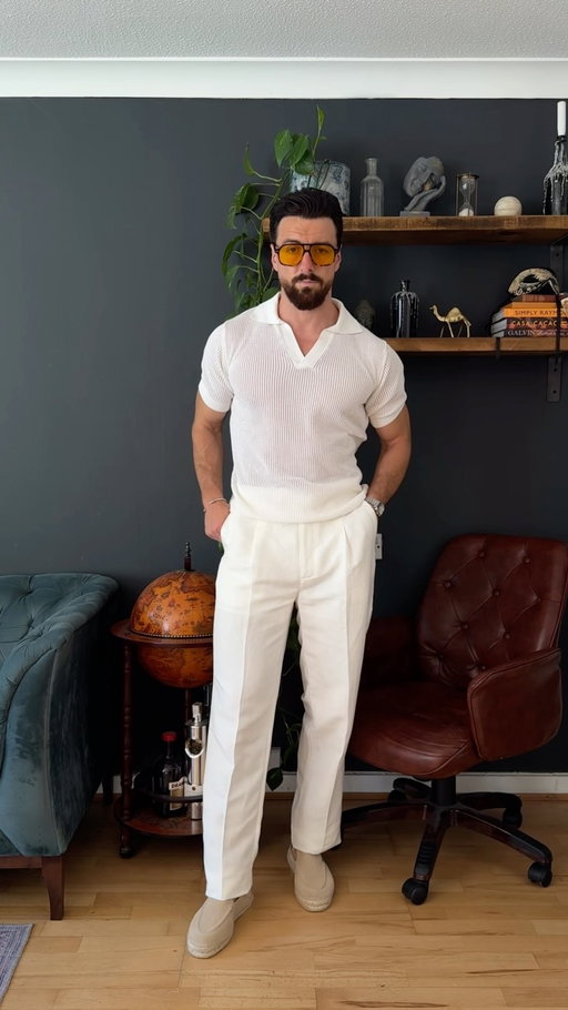 Some fresh new additions to the wardrobe 👇🏼 

Trousers, Tee @lewisjamesco 
Loafers @manebi 
Fragrance @clivechristianperfume 
Underwear @arlo.hudson 
Shades @thegentlemanscommunity 
Watch @cartier