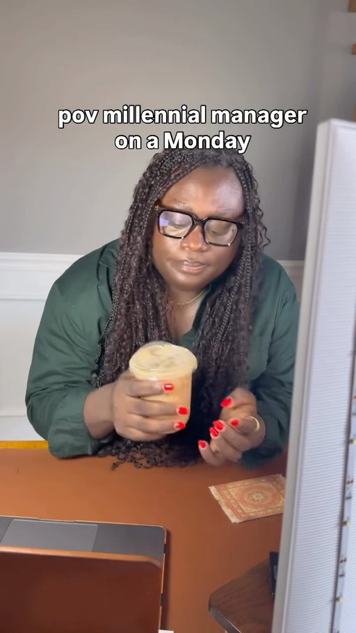 Don’t ask a millennial manager for their honest opinion on a Monday because you goin get it. Happy Monday 😂 #workhumor #corporatelife #corporatemillennial #9to5life #9to5
