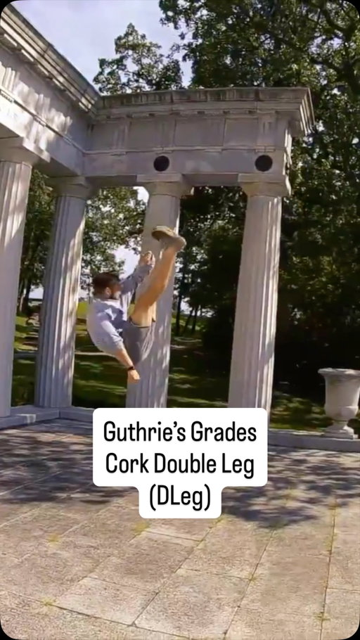 Guthrie’s grades is back this week! Took last week off because I knew my service would be terrible at the lake with the family and didn’t want to risk missing anyone’s post. Fulls won’t be shared or graded only CORK dlegs. Tag @adrenaline_tricking and myself and let’s see what you got 😈