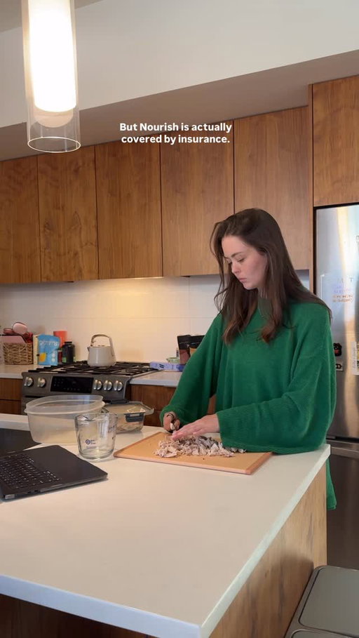 My whole life I was so confused about how to eat healthy - but @usenourish has changed that!!! You can meet with a registered dietitian, completely covered by insurance, with Nourish! #NourishPartner